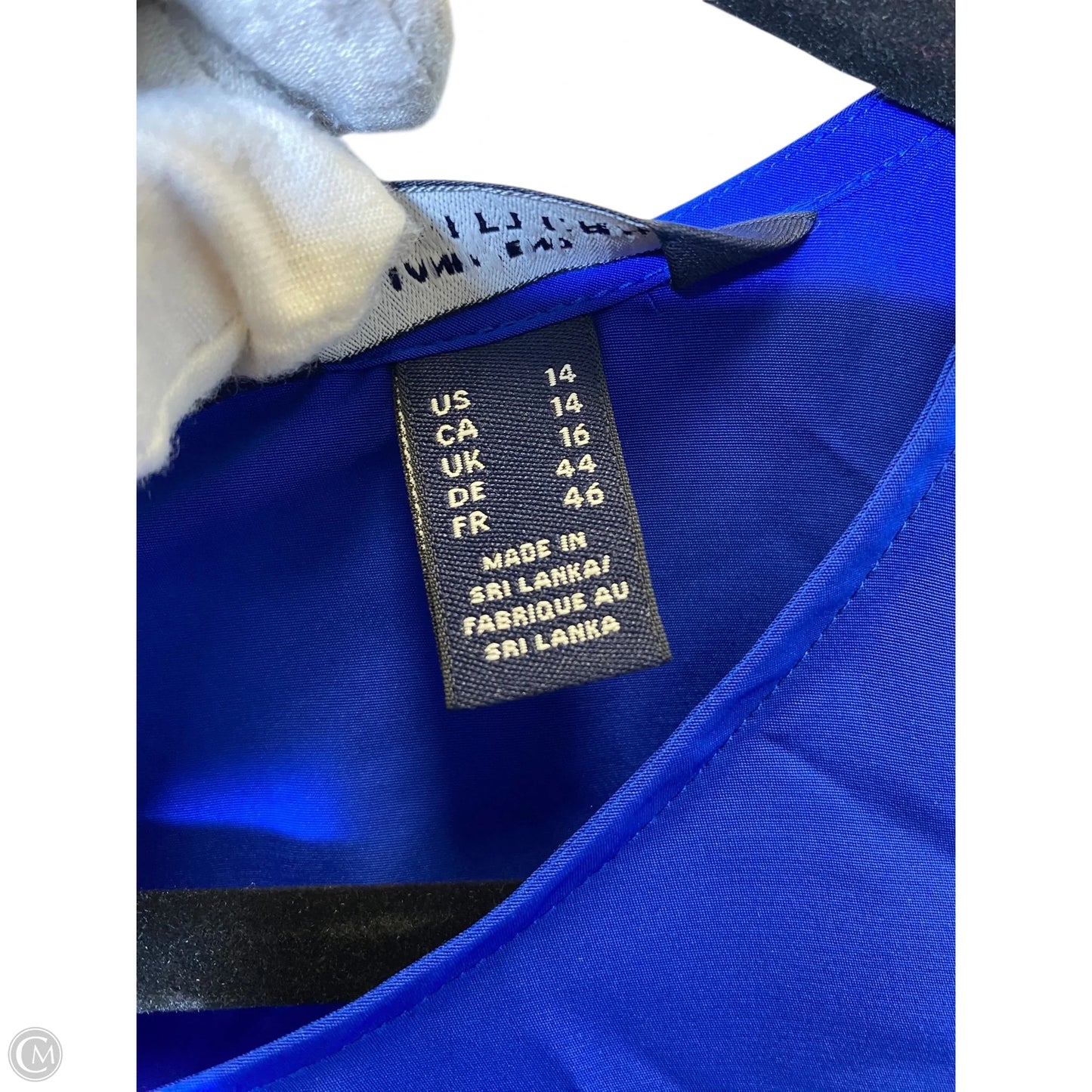 Top Long Sleeve By Lands End In Blue, Size: L