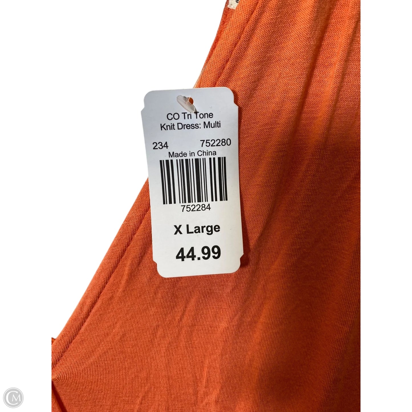 Dress Casual Maxi By Cmc In Multi-colored, Size: Xl