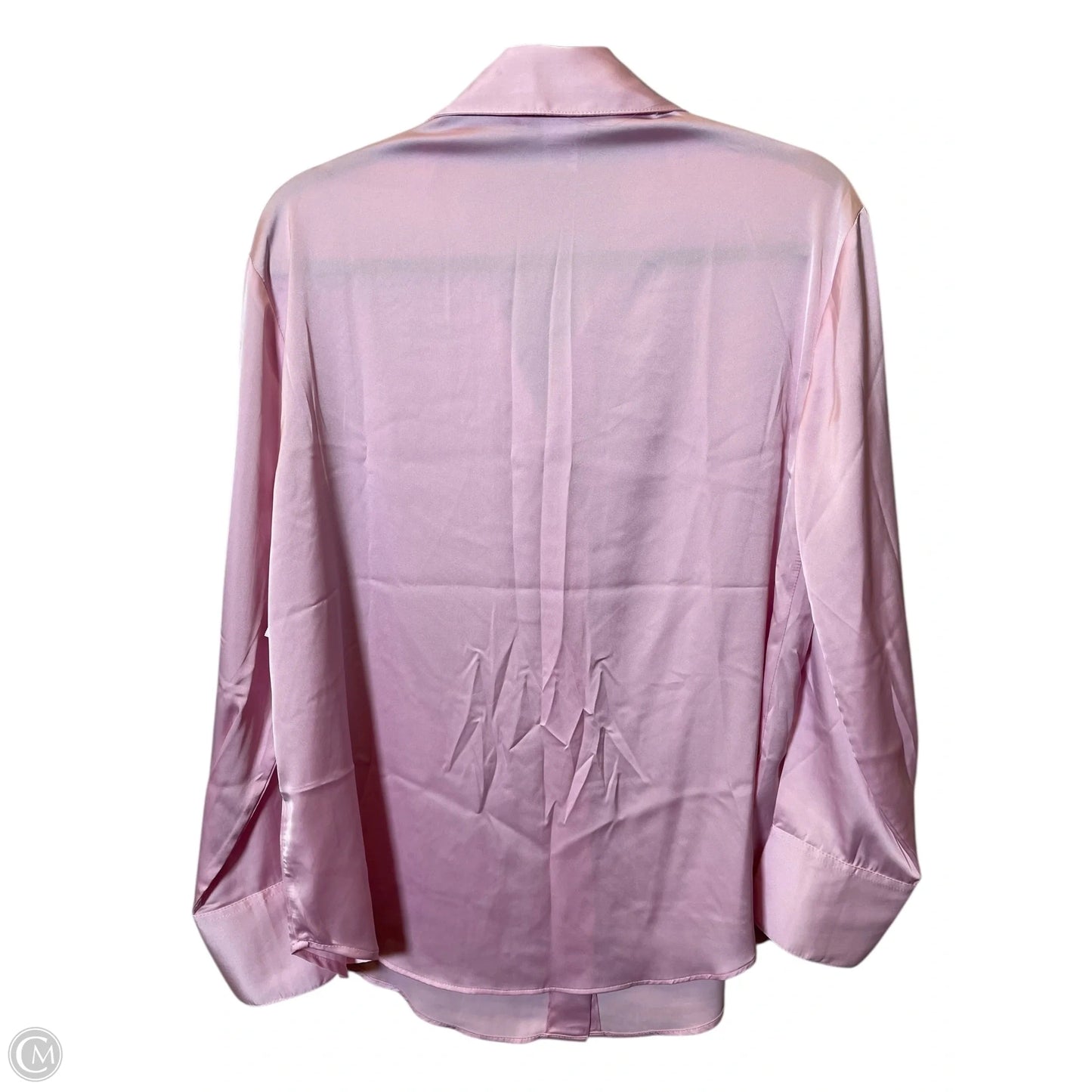 Blouse Long Sleeve By Cupcakes And Cashmere In Pink, Size: M