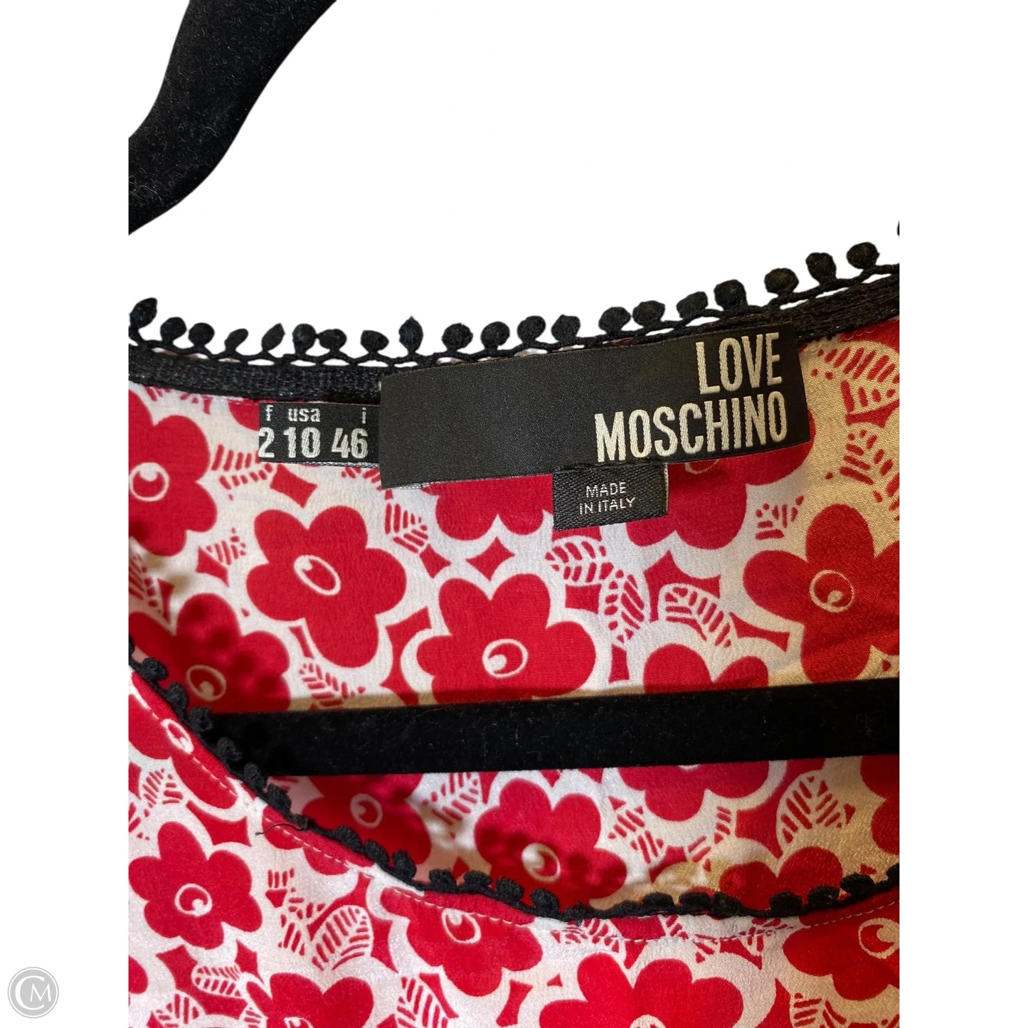 Dress Casual Short By Love Moschino In Floral Print, Size: 10