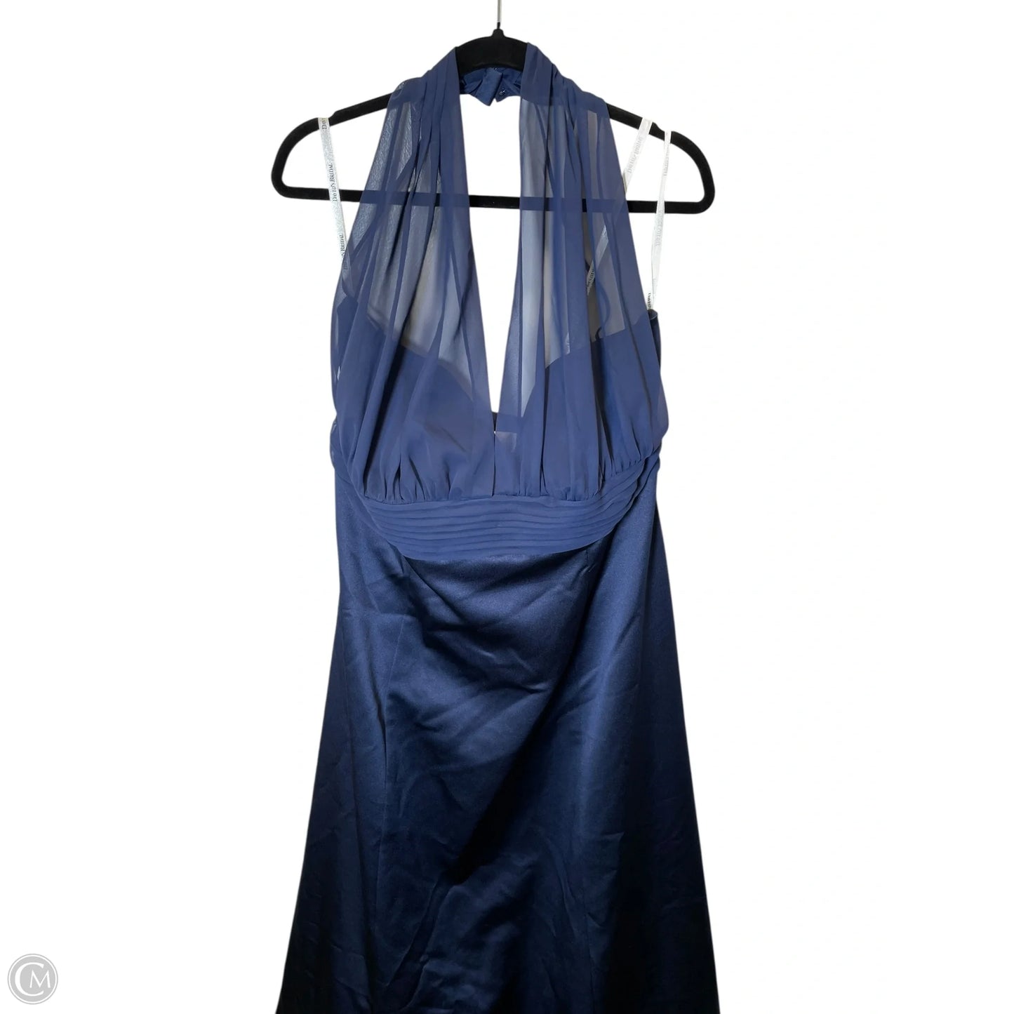 Dress Party Long By David’s Bridal In Navy, Size: 3x