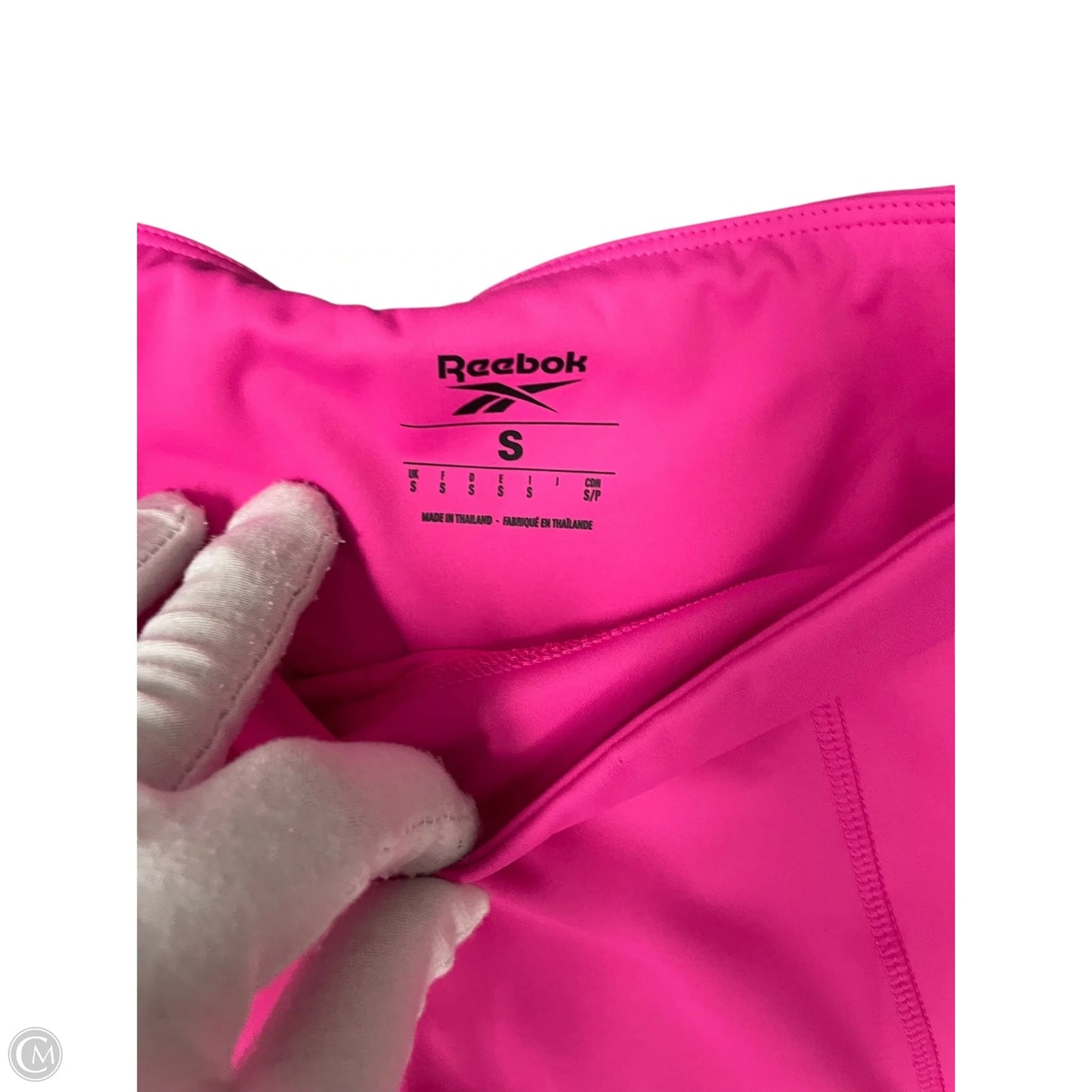 Athletic Leggings By Reebok In Pink, Size: S