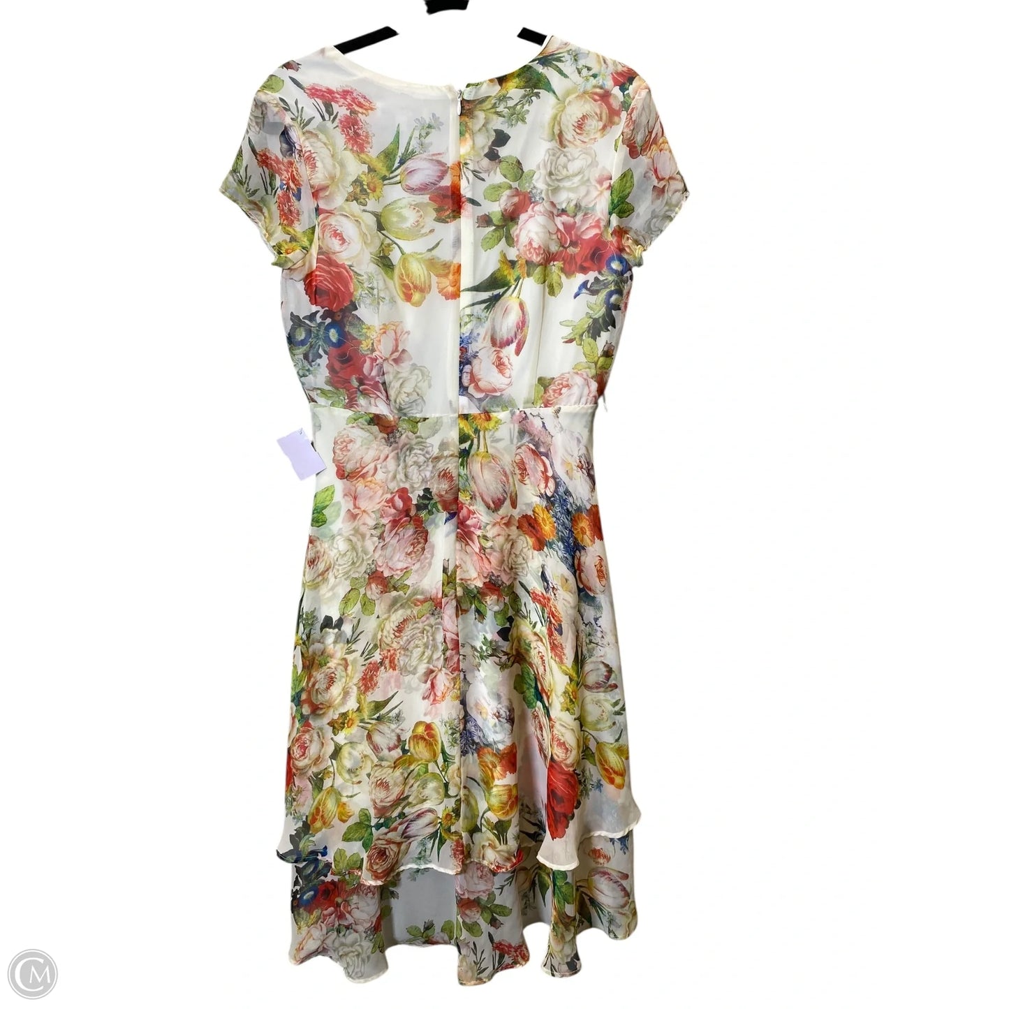 Dress Casual Midi By Sandra Darren In Floral Print, Size: 6
