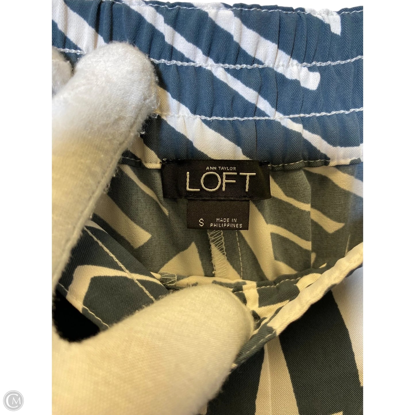 Pants Lounge By Loft In Grey & White, Size: S