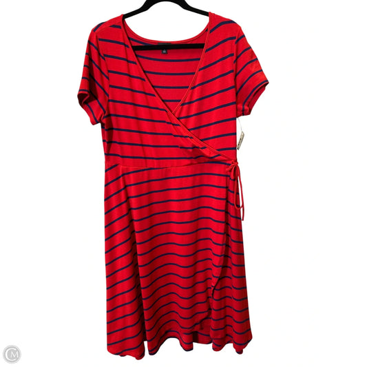 Dress Casual Midi By Torrid In Striped Pattern, Size: 1x