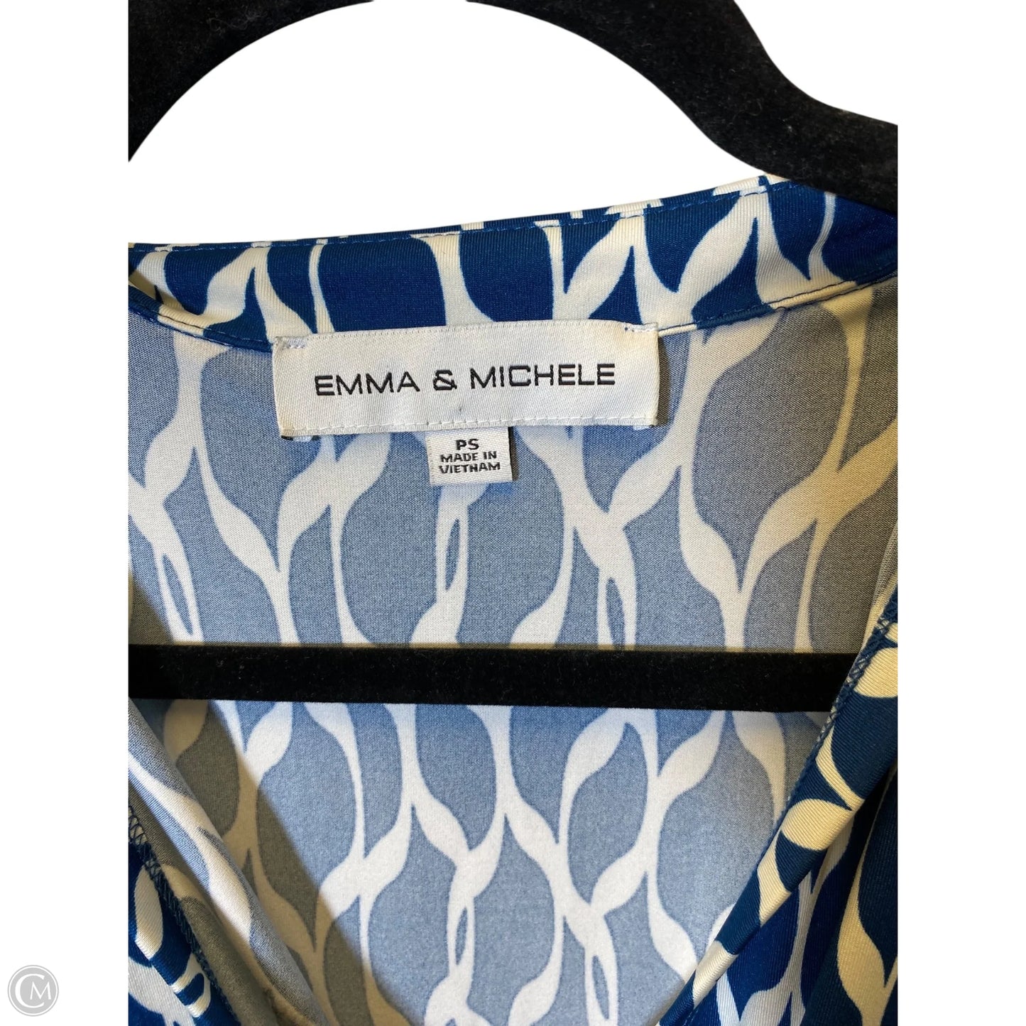 Jumpsuit By Emma And Michele In Blue & White, Size: Sp