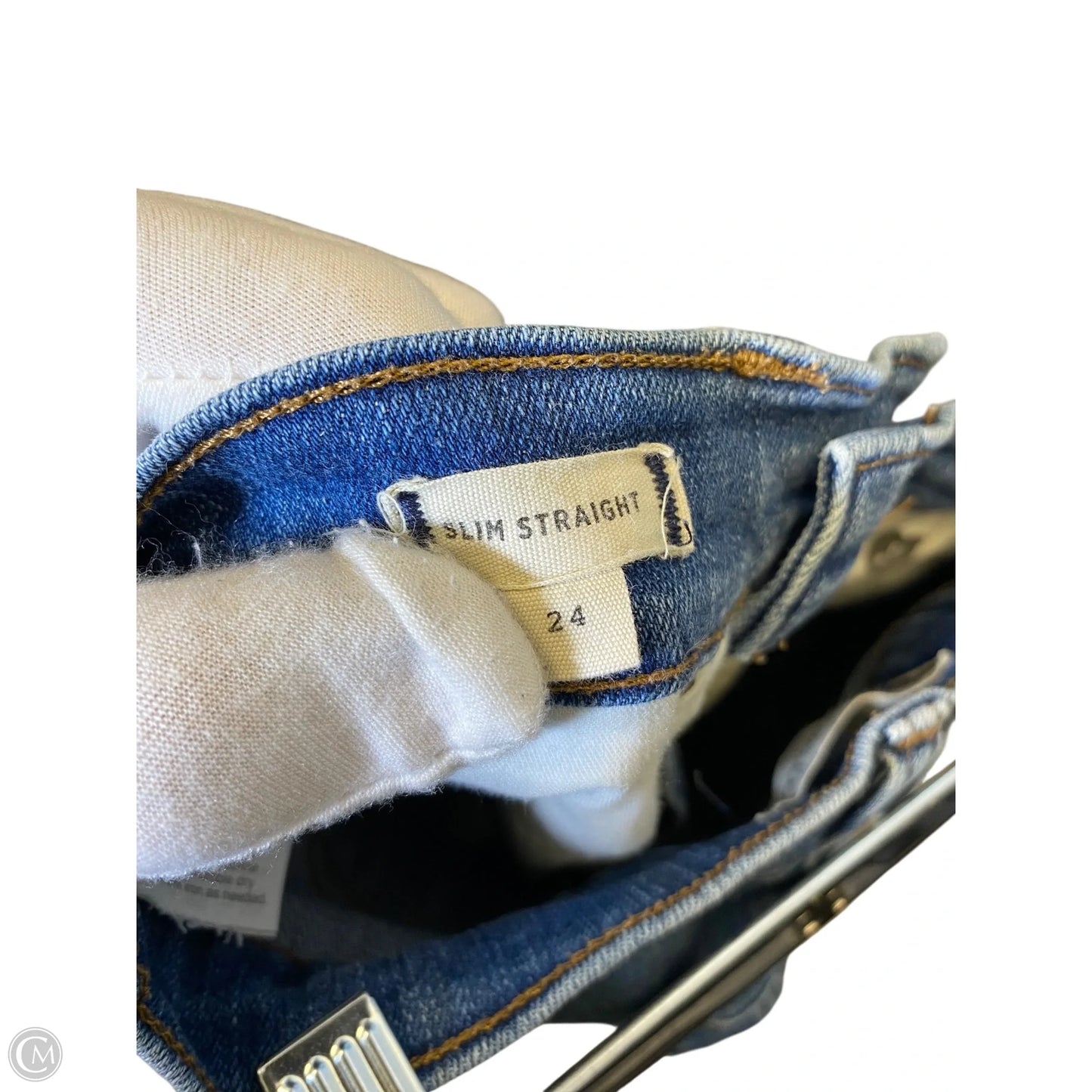 Jeans Straight By Madewell In Blue, Size: 0