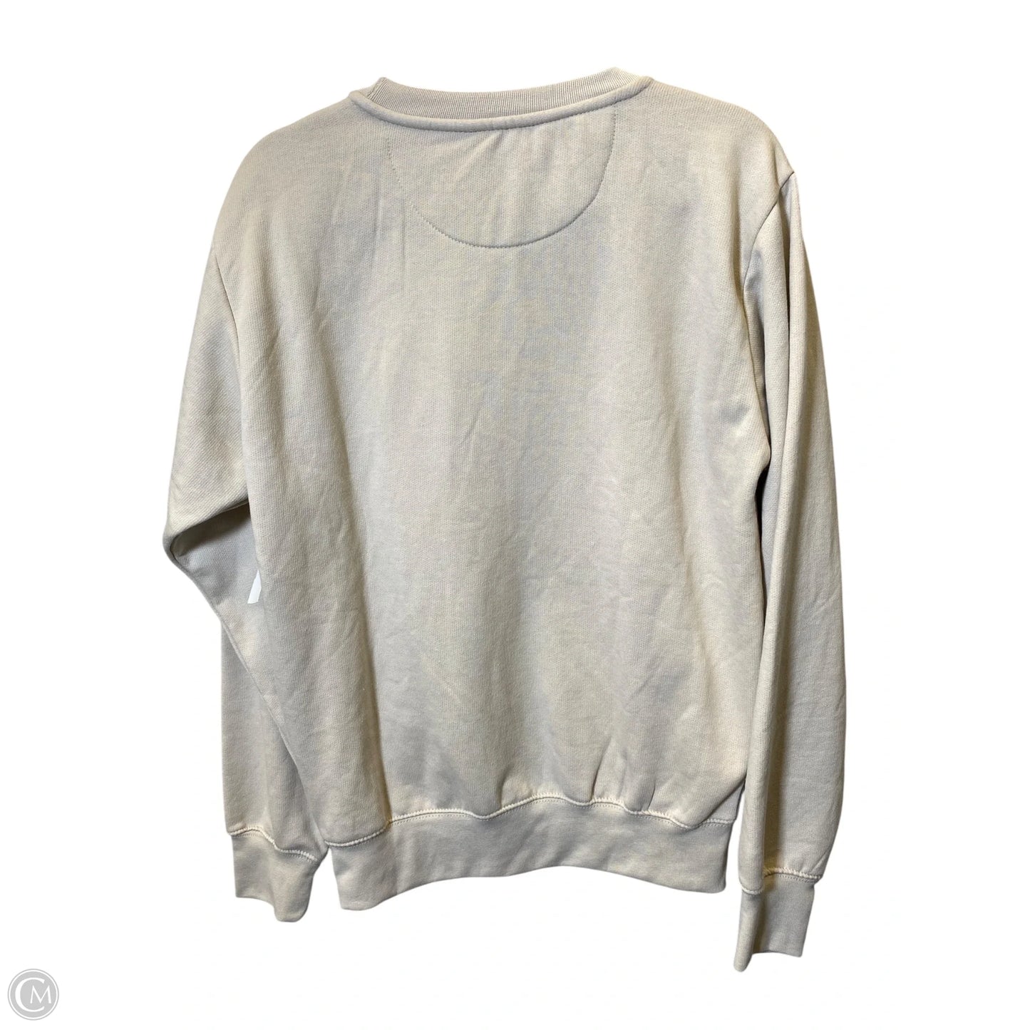Sweatshirt Crewneck By Cmc In Tan, Size: S