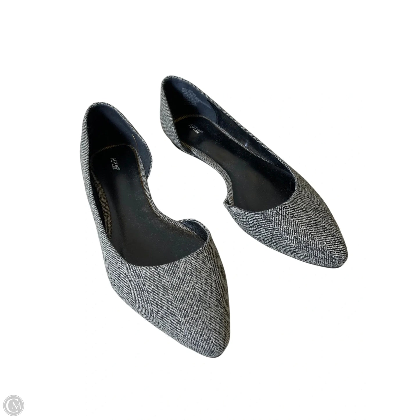 Shoes Flats By Apt 9 In Grey, Size: 8
