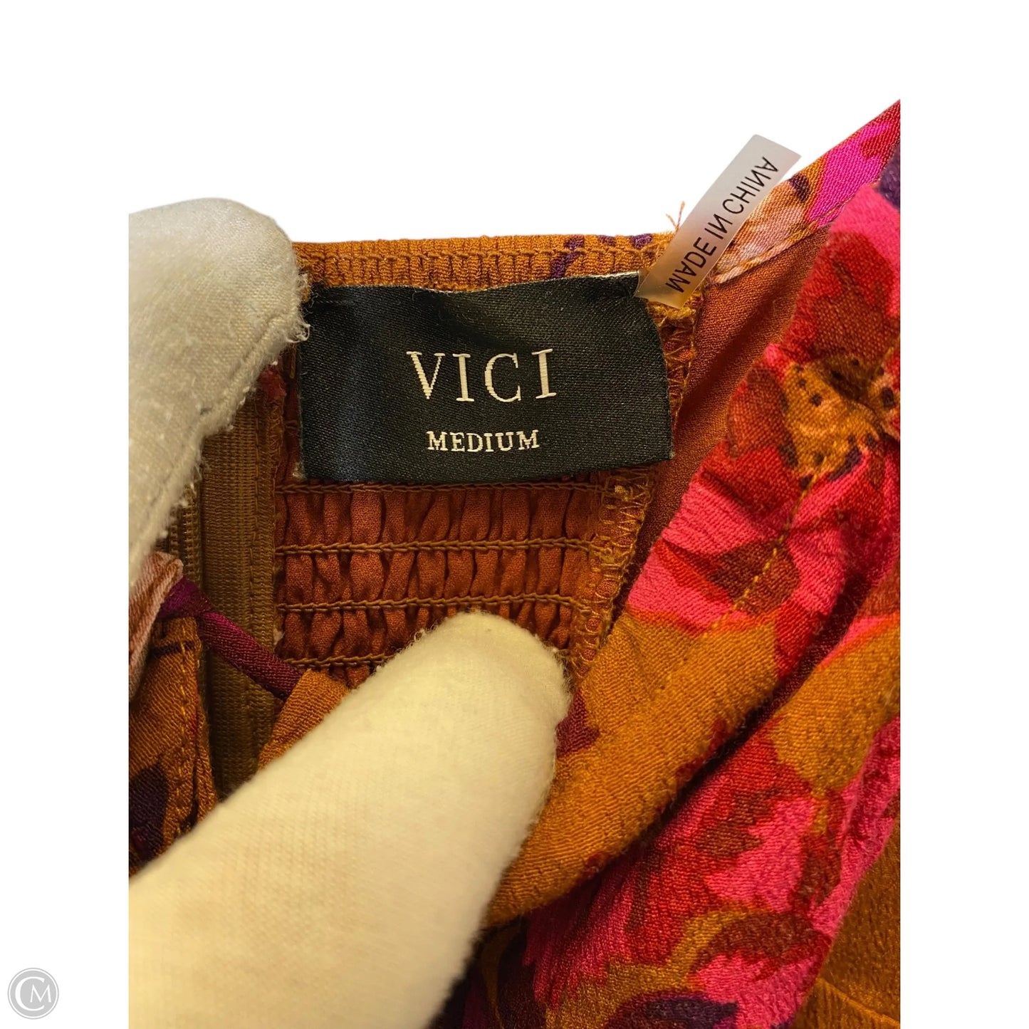 Dress Casual Maxi By Vici In Floral Print, Size: M