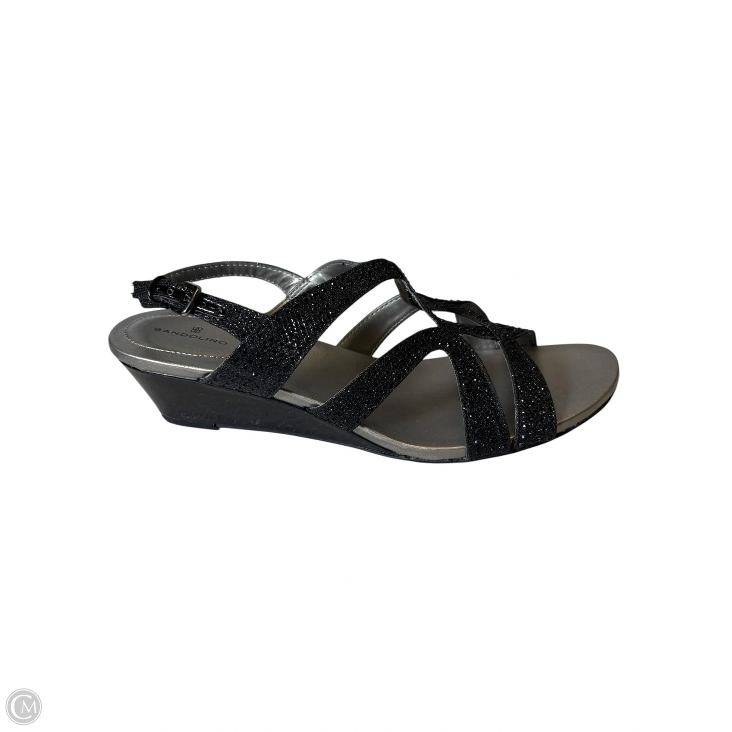 Sandals Flats By Bandolino In Black, Size: 11