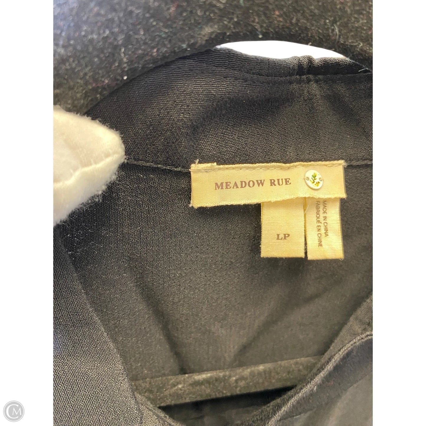 Blouse Sleeveless By Meadow Rue In Black, Size: Lp