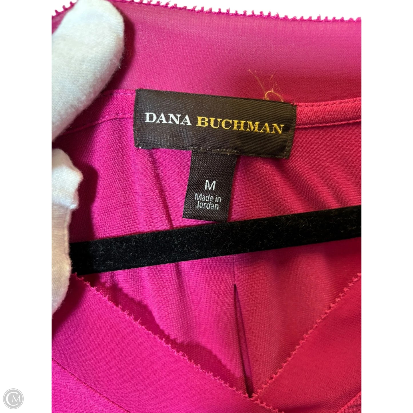 Top Short Sleeve By Dana Buchman In Mauve, Size: M