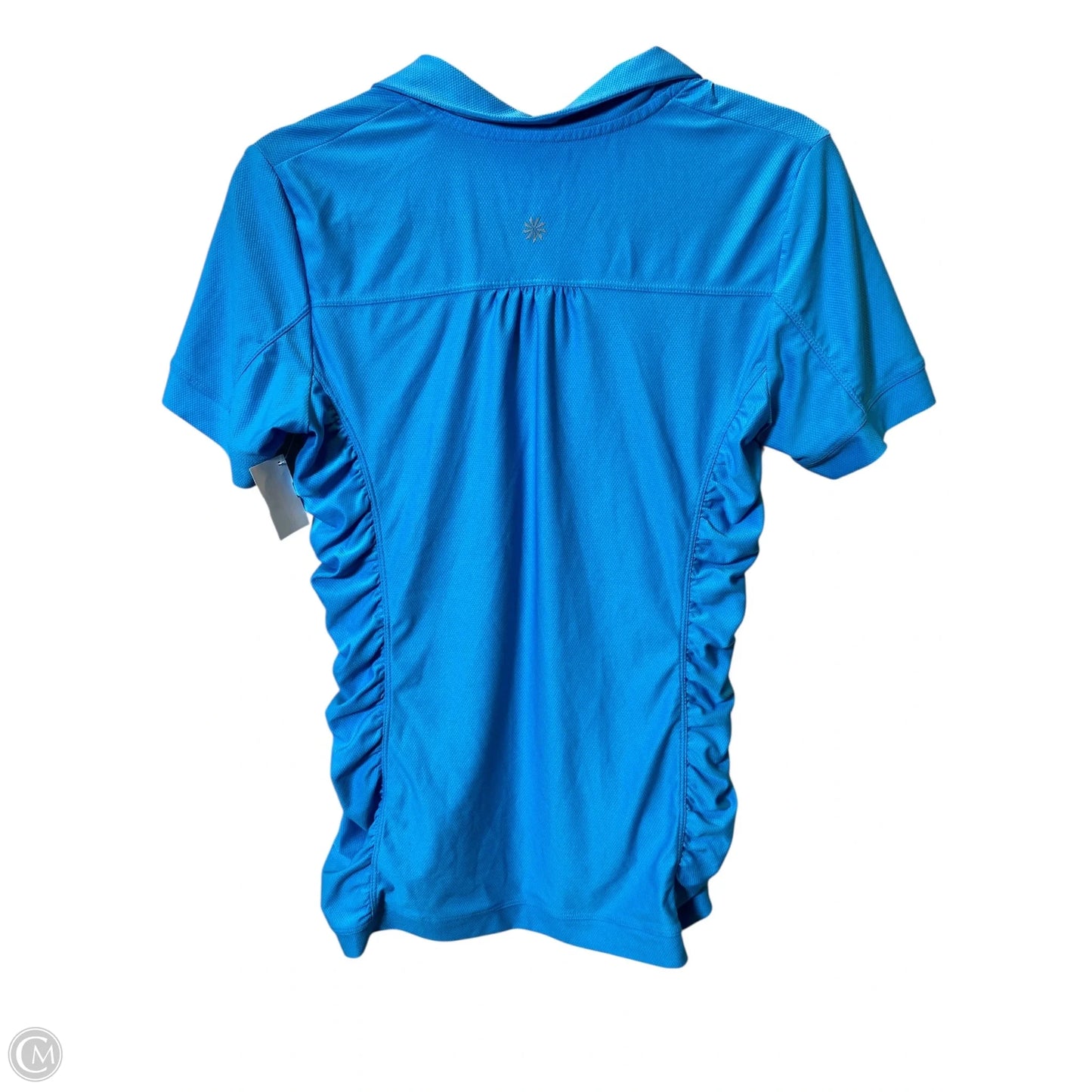 Top Short Sleeve By Athleta In Blue, Size: M