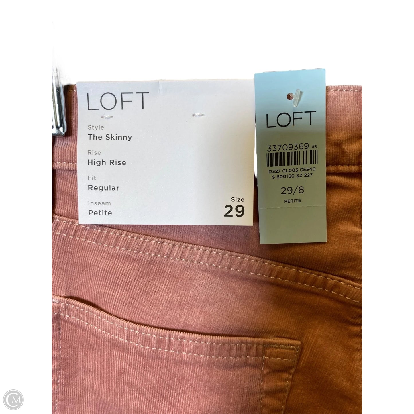 Pants Corduroy By Loft In Pink, Size: 8