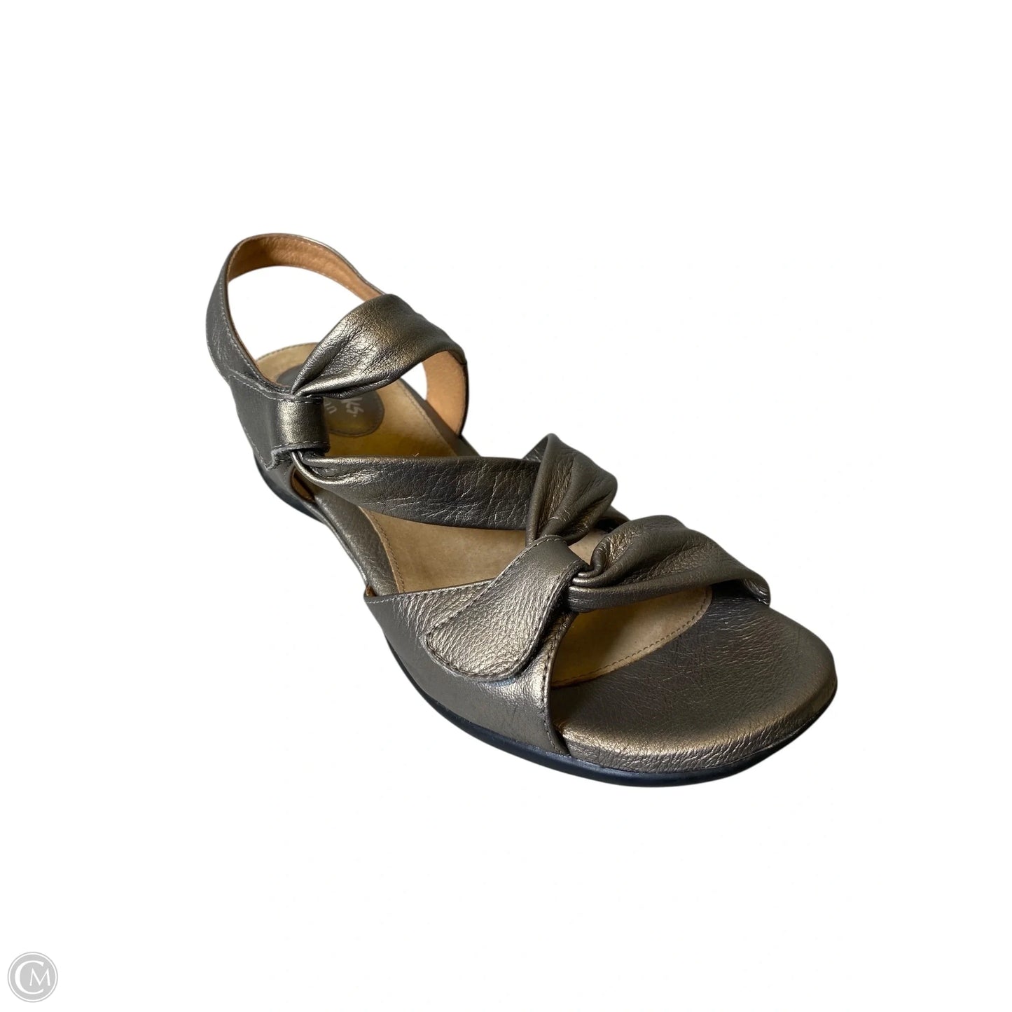 Sandals Flats By Clarks In Gold, Size: 8