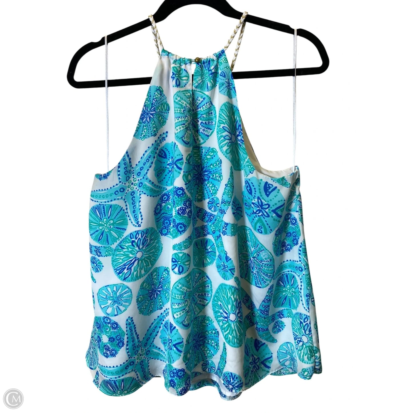 Top Sleeveless Designer By Lilly Pulitzer In Blue, Size: L