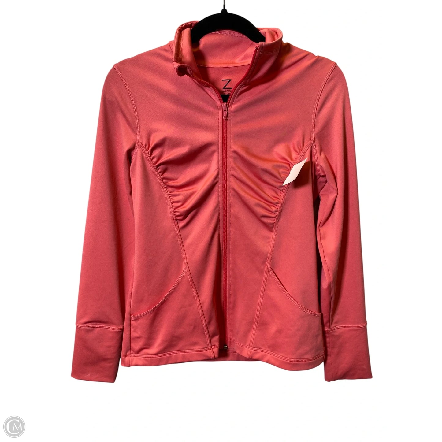 Athletic Jacket By Zella In Orange, Size: S