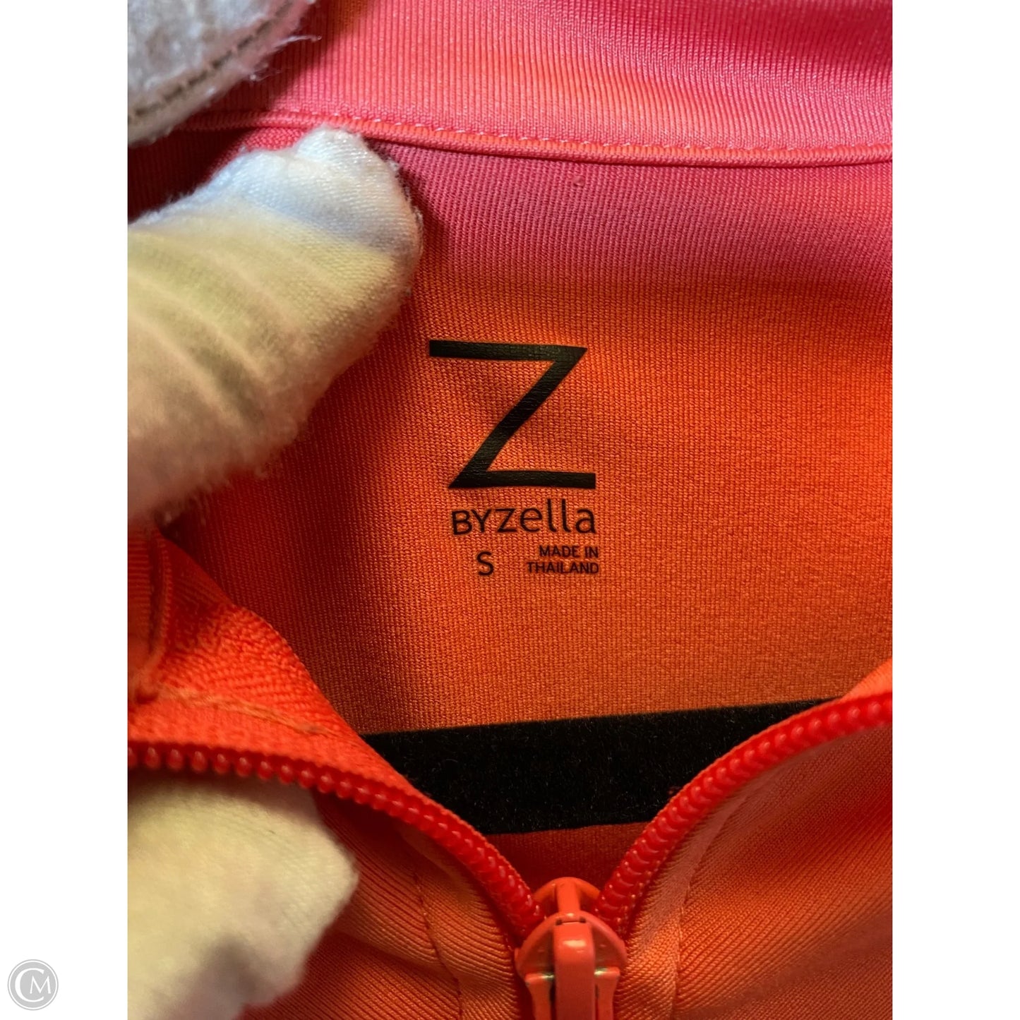 Athletic Jacket By Zella In Orange, Size: S