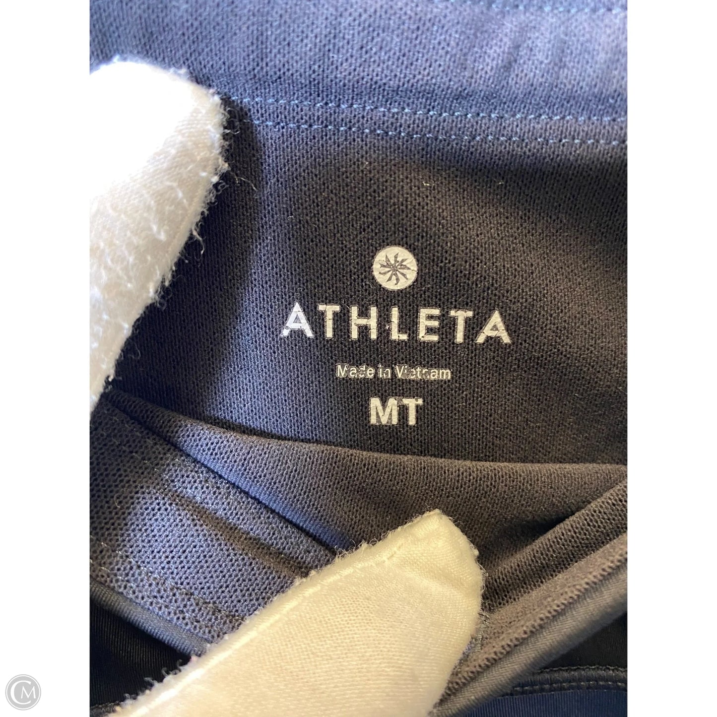 Athletic Leggings By Athleta In Black & Blue, Size: M