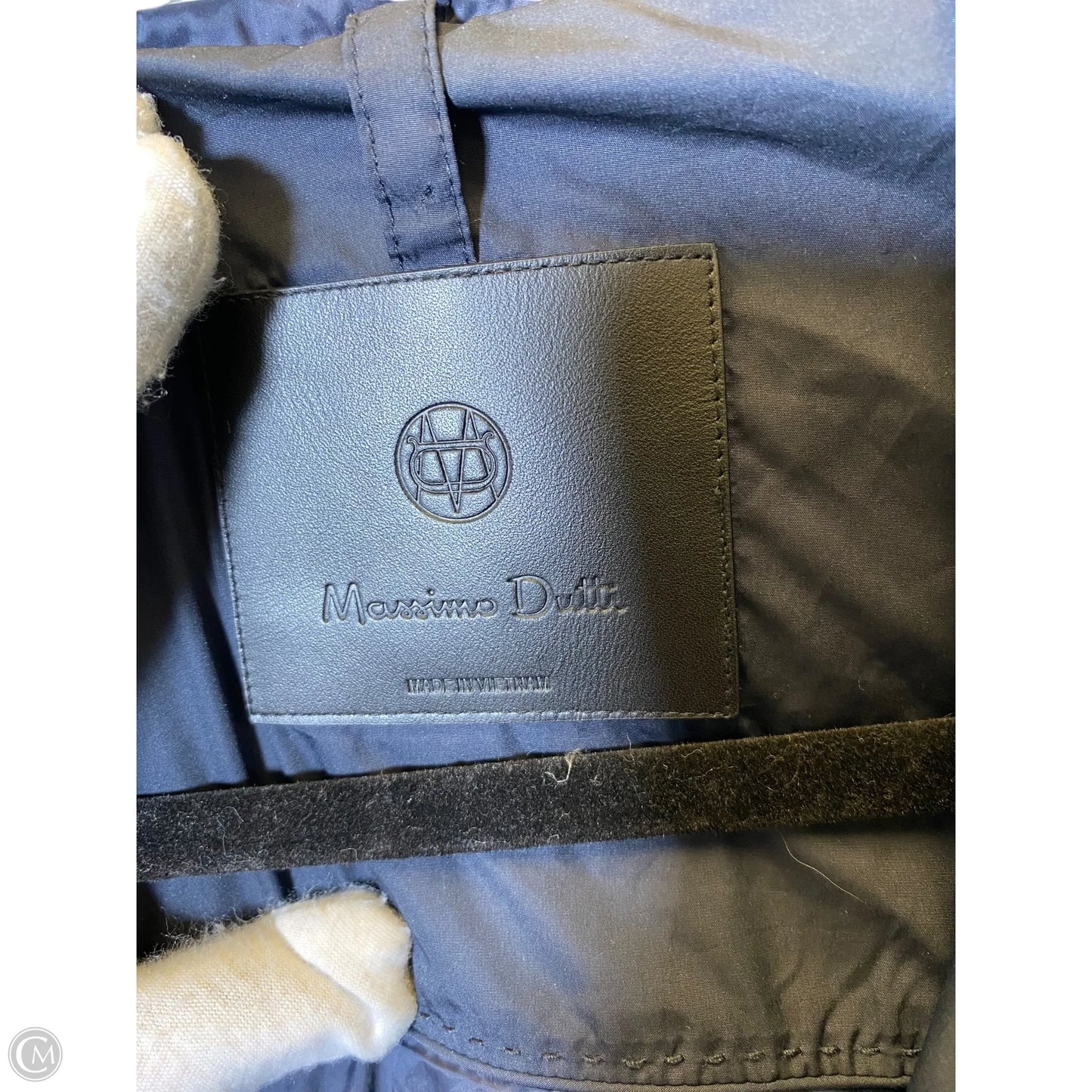 Jacket Windbreaker By Massimo Dutti In Black, Size: Xl