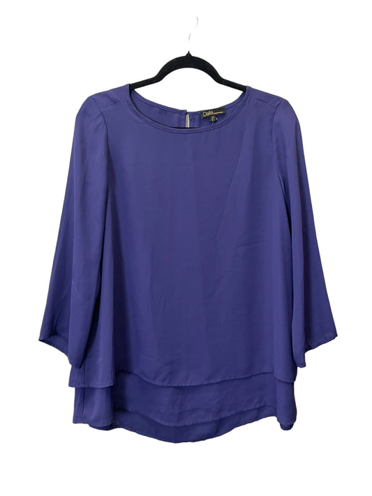 Top Long Sleeve By Dalia In Purple, Size: S