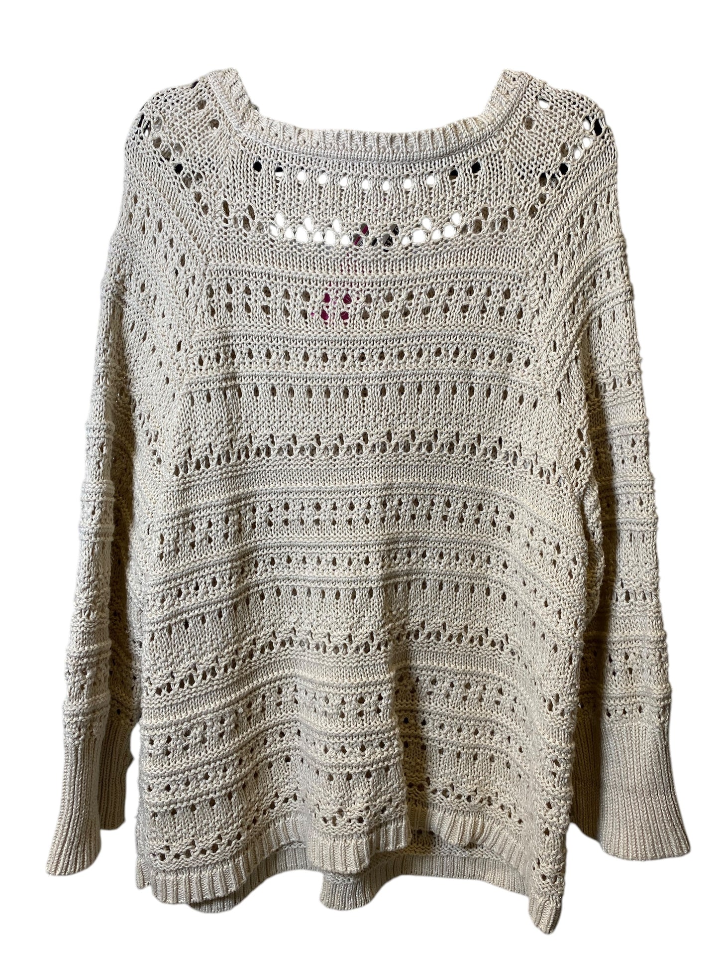 Sweater By Cato In Tan, Size: 2x