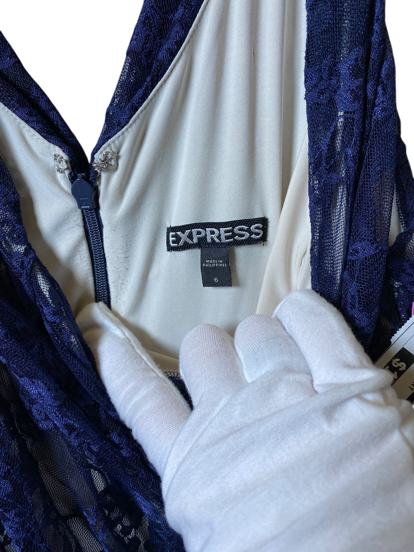 Dress Party Short By Express In Blue, Size: S