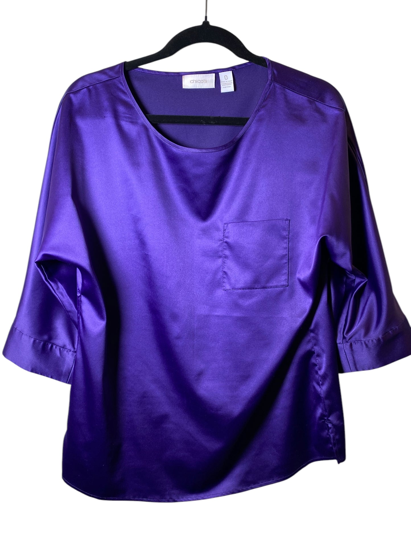 Top 3/4 Sleeve By Chicos Size: S