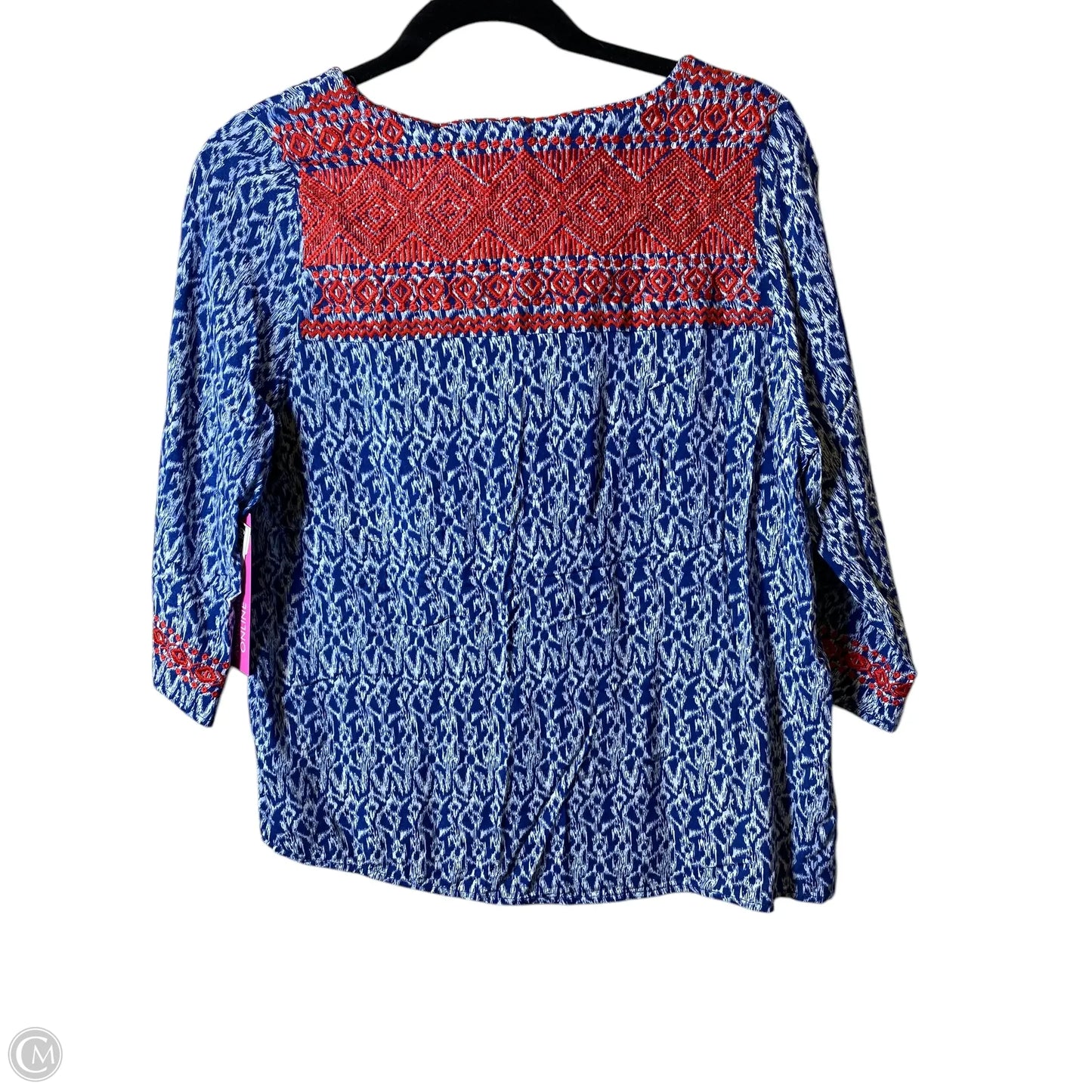 Top 3/4 Sleeve By Thml In Multi-colored, Size: M