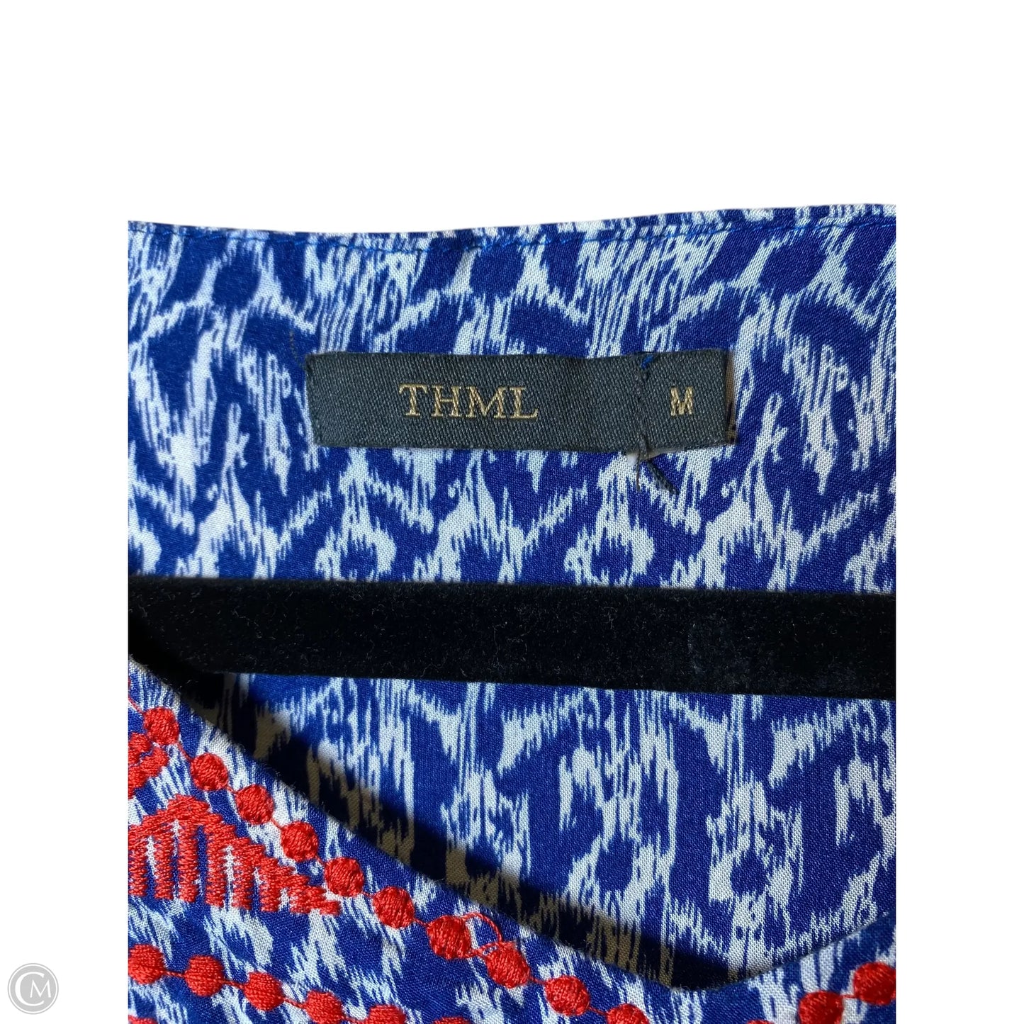 Top 3/4 Sleeve By Thml In Multi-colored, Size: M