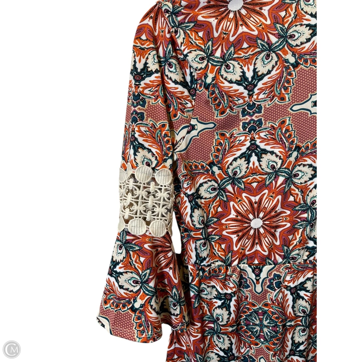 Dress Casual Midi By Ny Collection In Floral Print, Size: M
