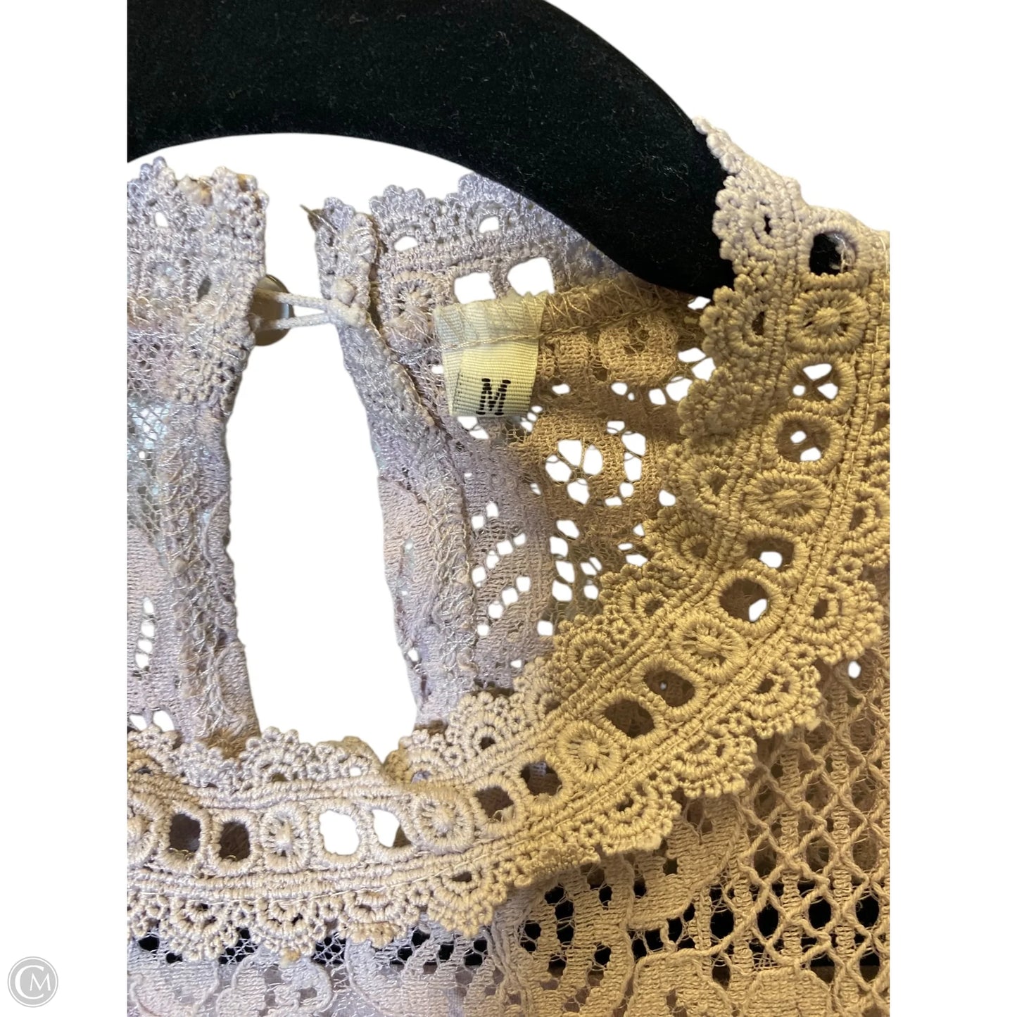 Top Long Sleeve By Cmc In Purple, Size: M