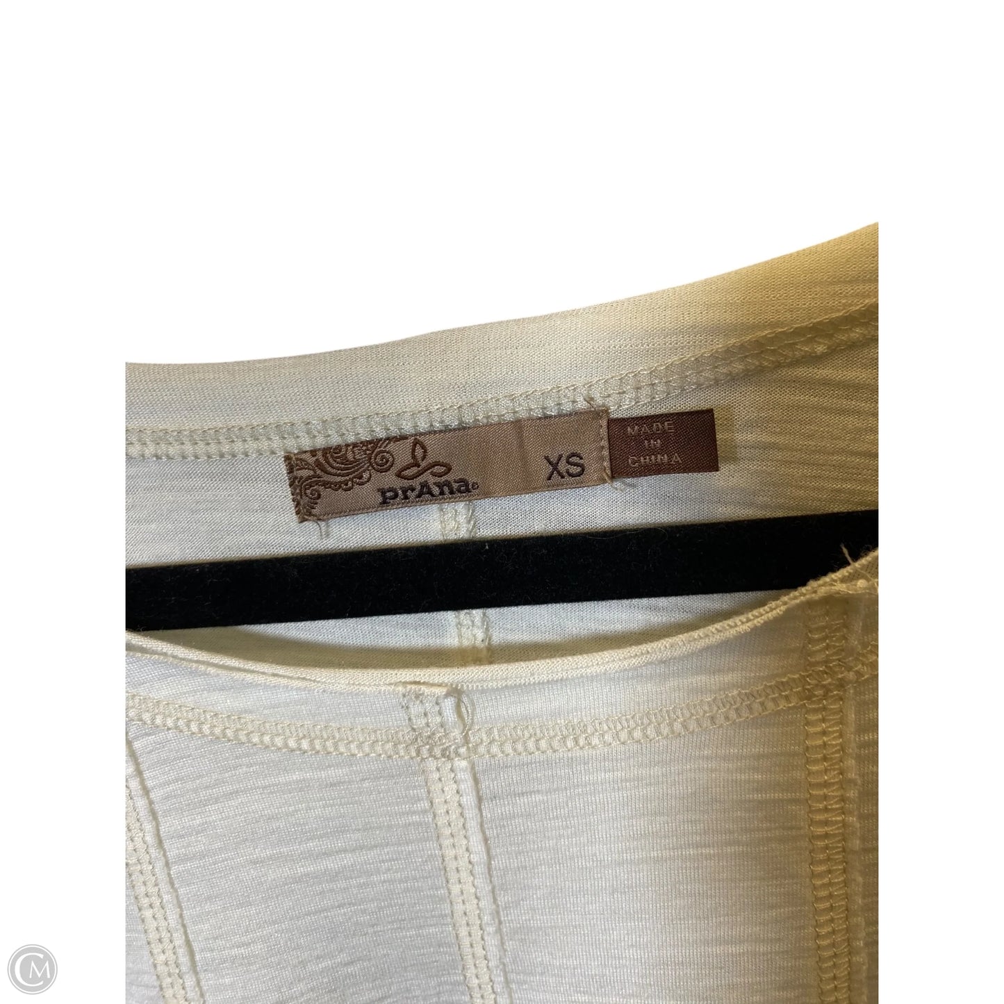 Top Long Sleeve By Prana In Cream, Size: Xs