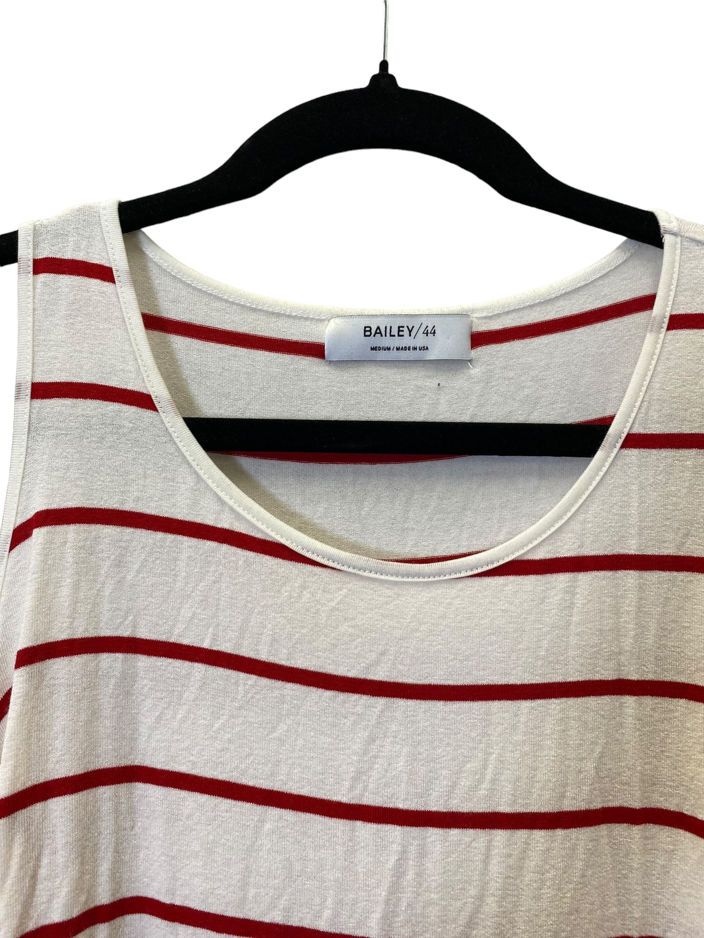 Red & White Top Long Sleeve Bailey 44, Size M