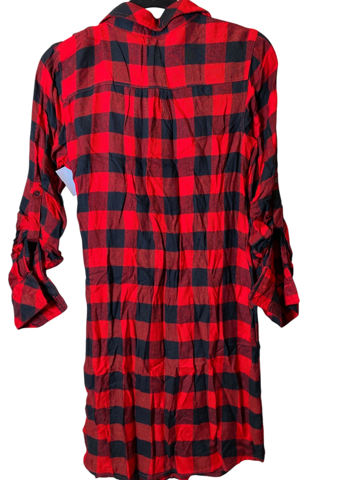 Dress Casual Short By Clothes Mentor In Plaid Pattern, Size: M