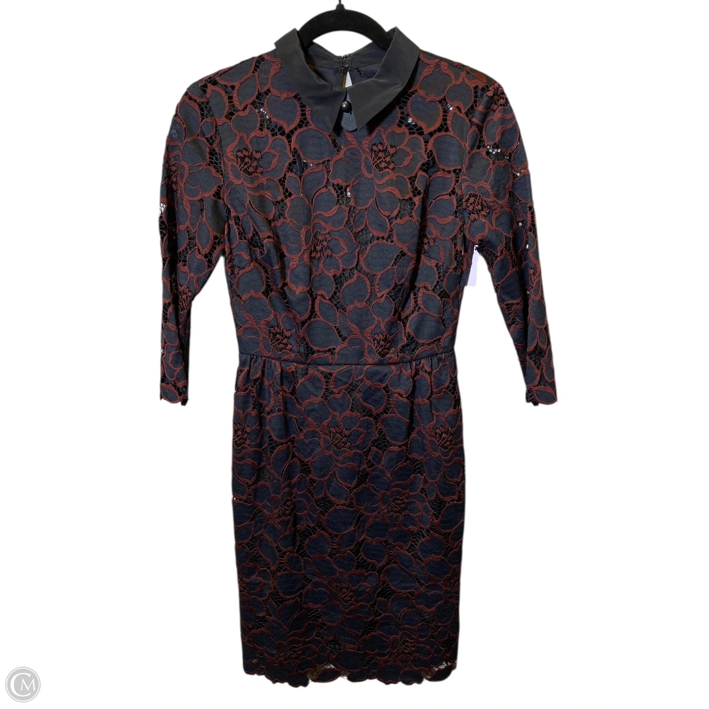 Dress Designer By Trina Turk In Black & Brown , Size: Xs