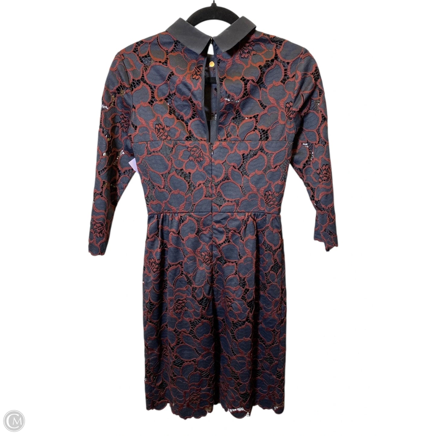 Dress Designer By Trina Turk In Black & Brown , Size: Xs