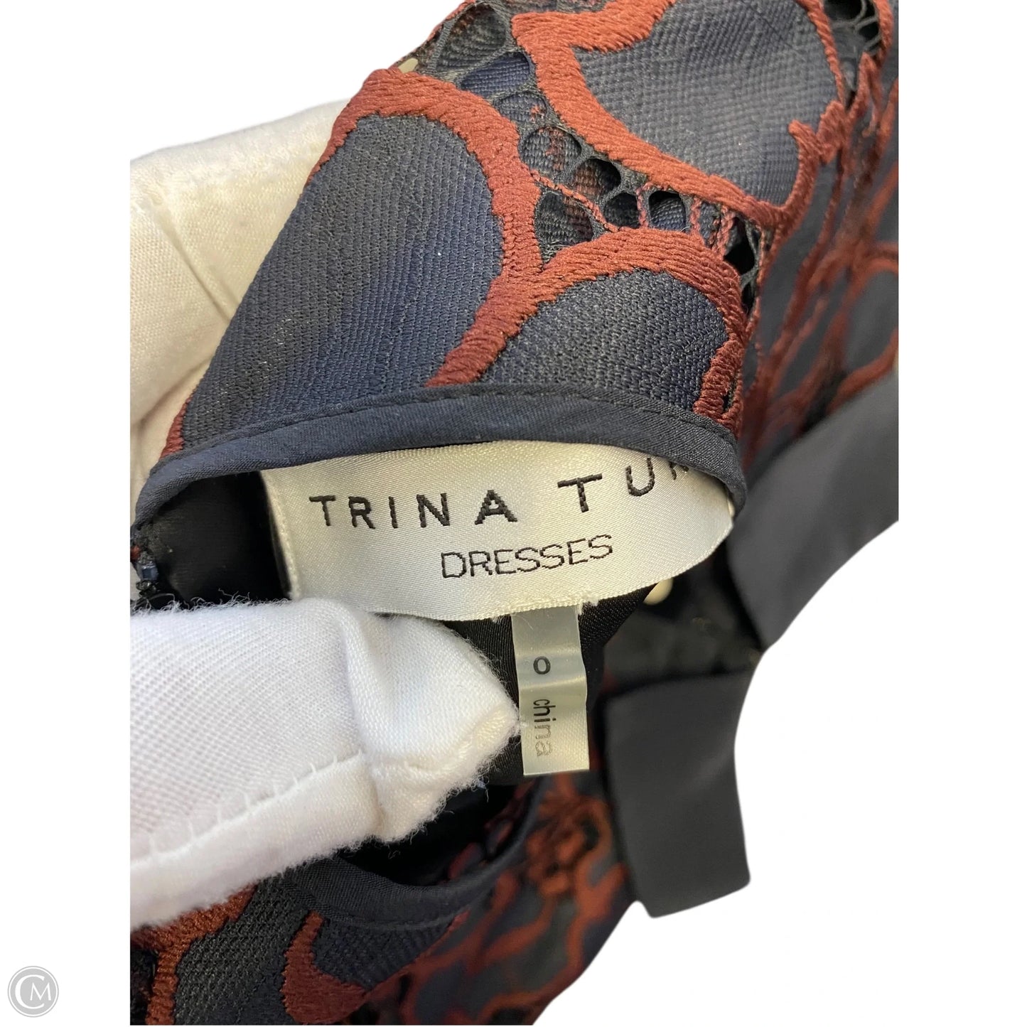 Dress Designer By Trina Turk In Black & Brown , Size: Xs