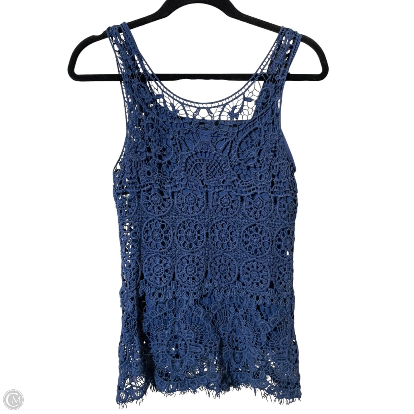 Top Sleeveless By Cmc In Blue, Size: S