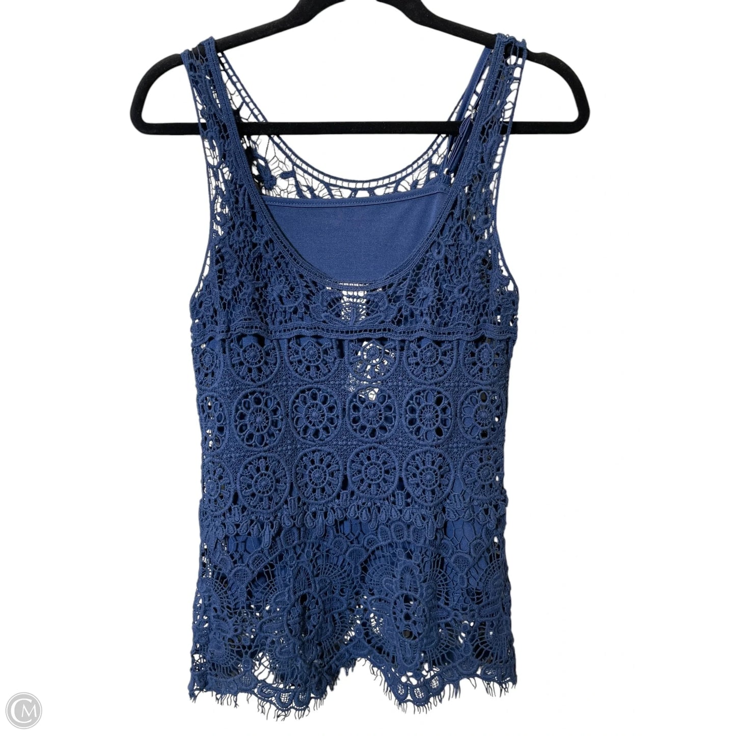 Top Sleeveless By Cmc In Blue, Size: S