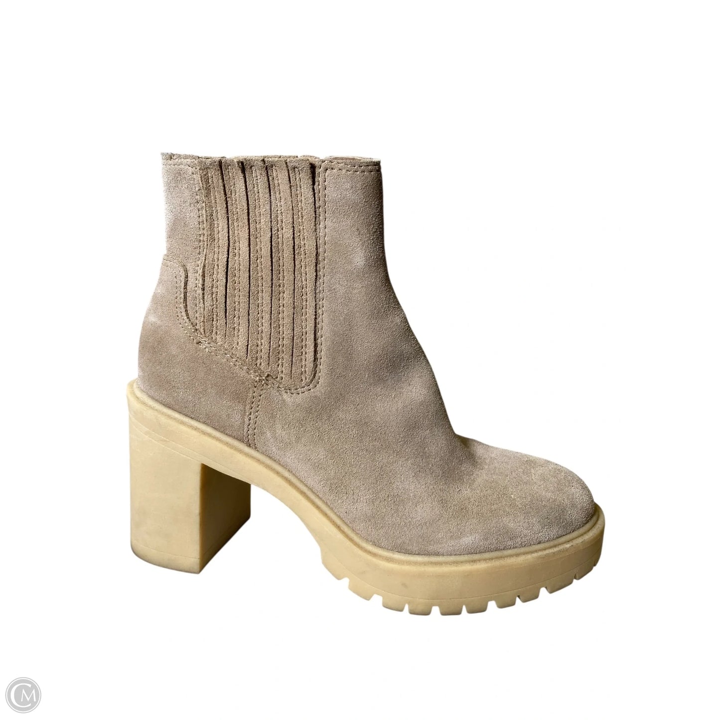 Boots Ankle Heels By Dolce Vita In Beige, Size: 9
