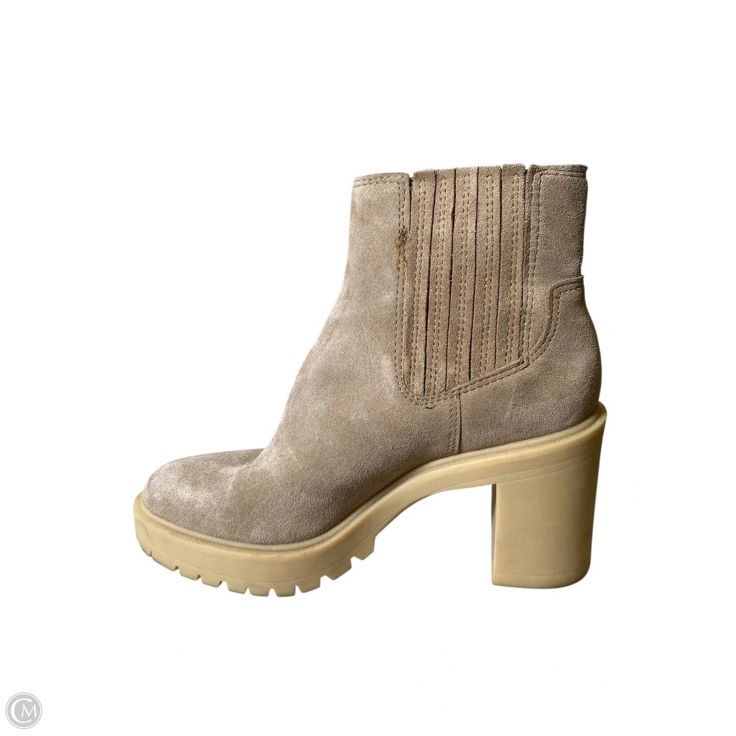 Boots Ankle Heels By Dolce Vita In Beige, Size: 9