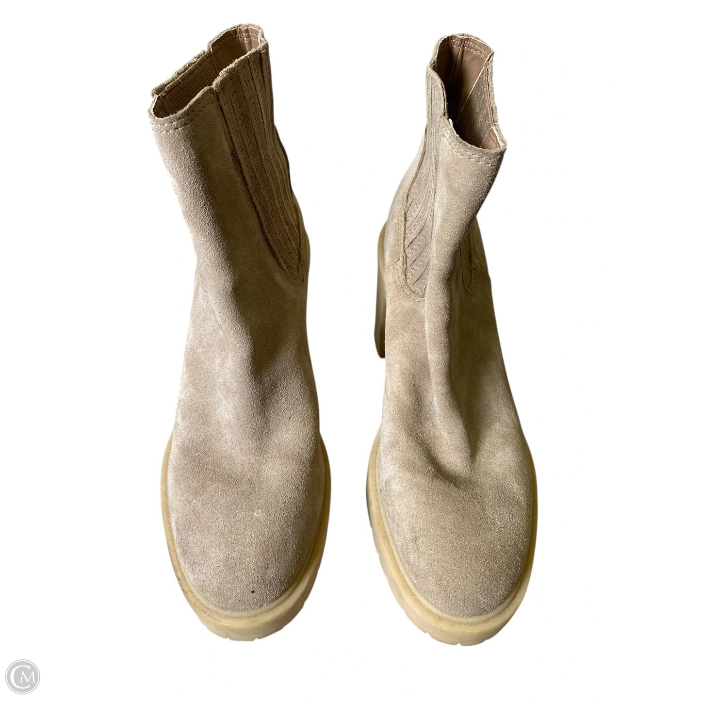 Boots Ankle Heels By Dolce Vita In Beige, Size: 9