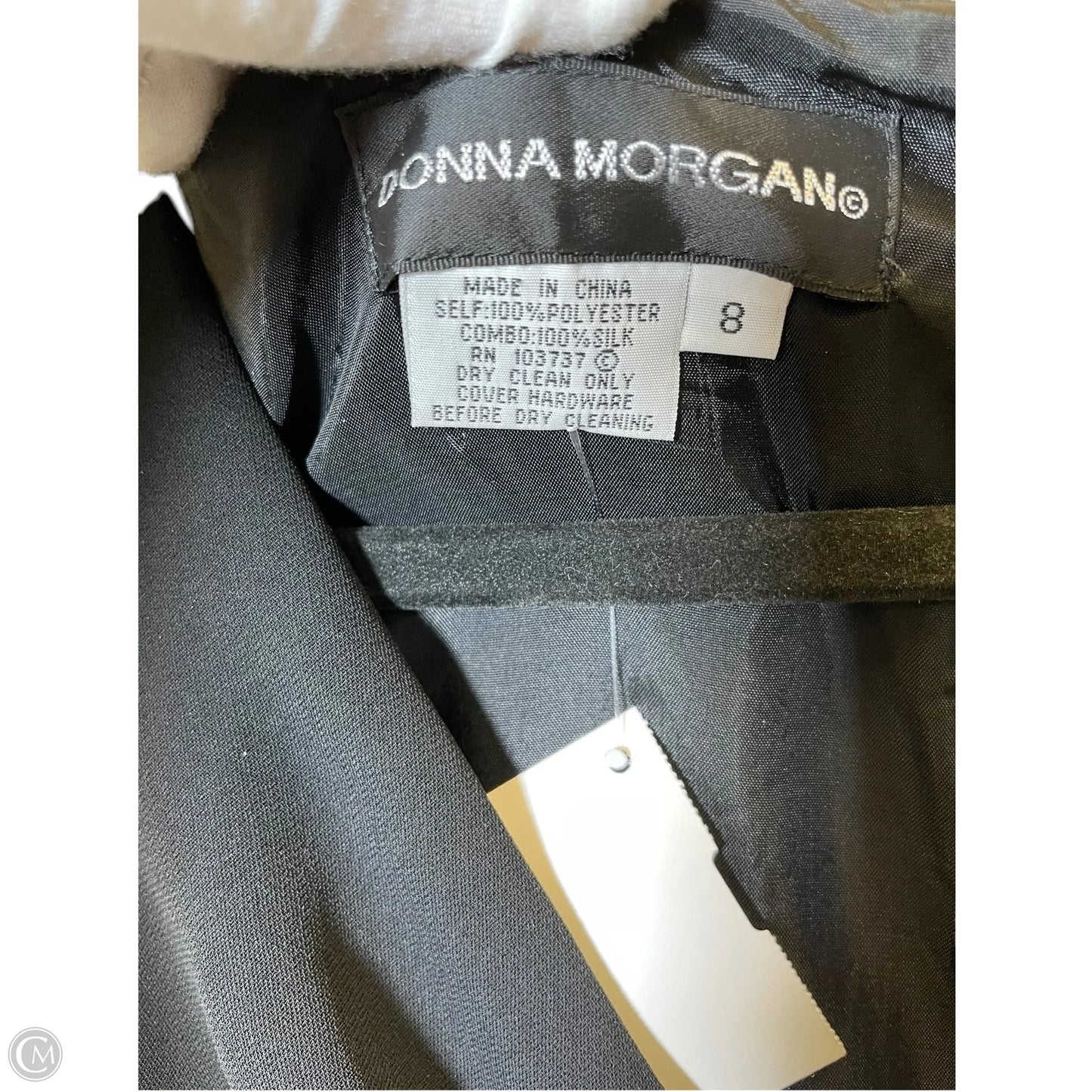 Dress Party Short By Donna Morgan In Black, Size: M