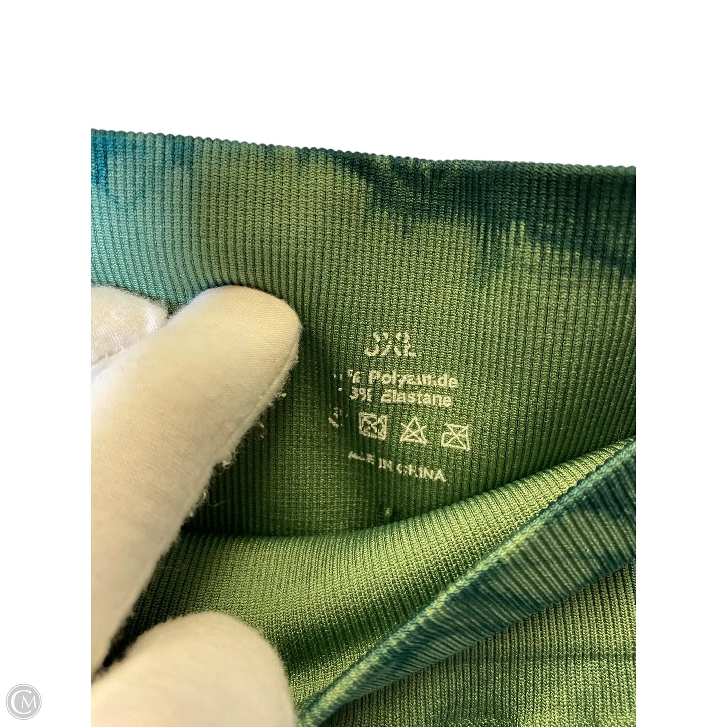 Athletic Leggings By Clothes Mentor In Green, Size: L