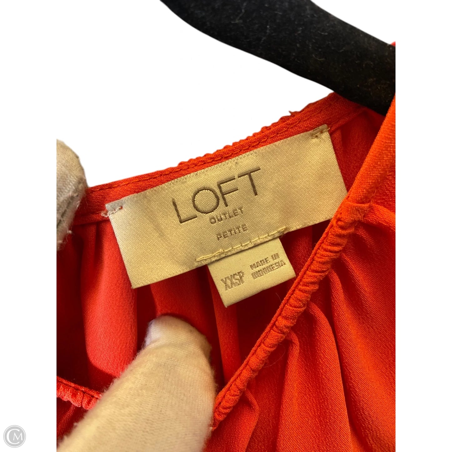 Dress Casual Short By Loft In Orange, Size: Xs