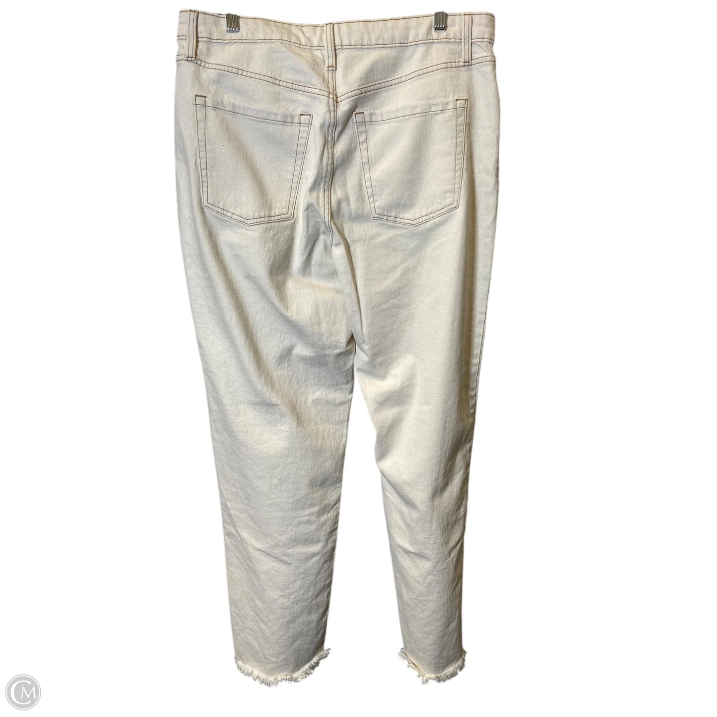 Jeans Straight By Wild Fable In Cream, Size: 14