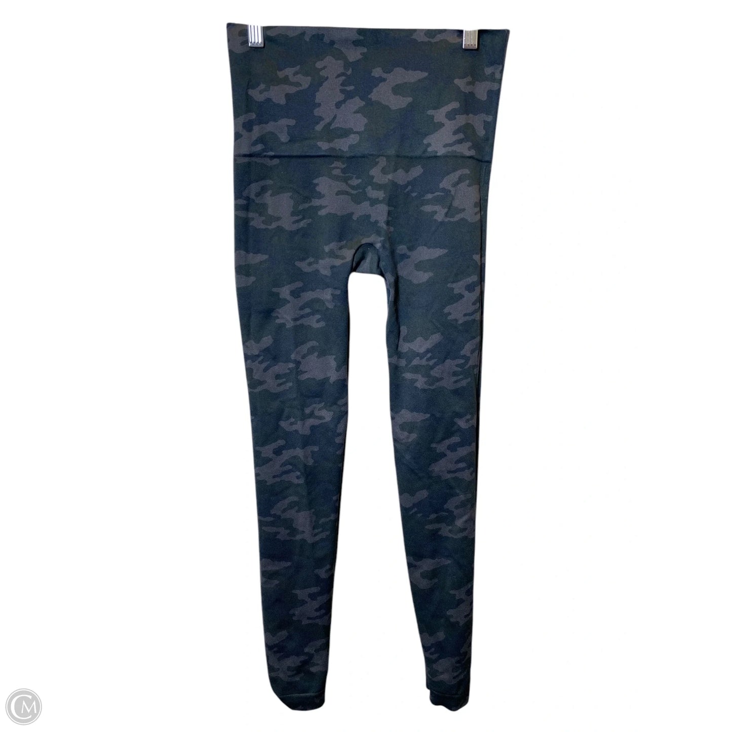 Athletic Leggings By Spanx In Camouflage Print, Size: L