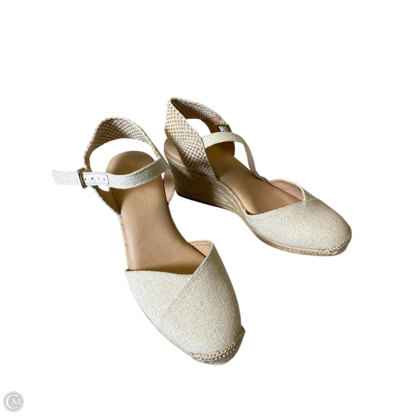 Sandals Heels Wedge By Alex Marie In Cream, Size: 7.5